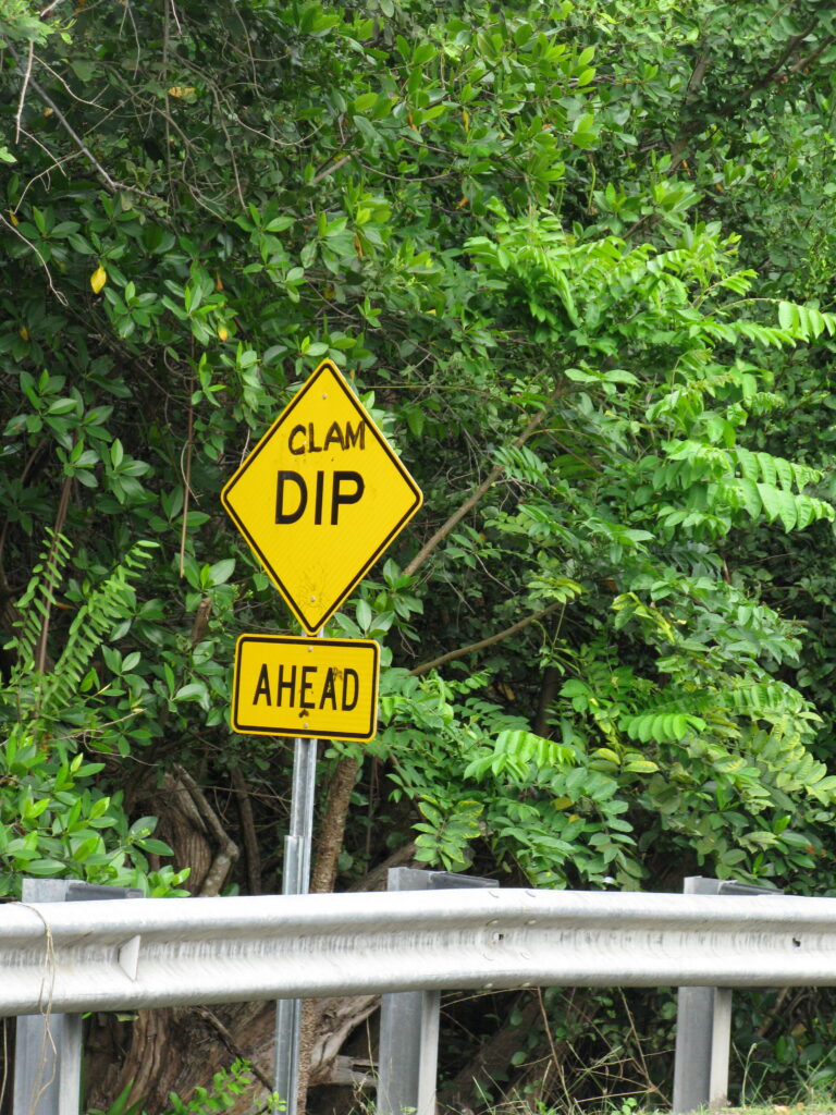 Clam Dip Sign